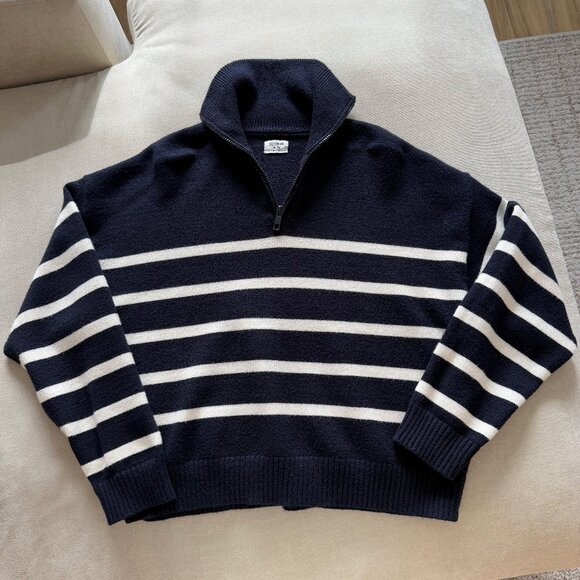 Cotton On Cape Cod Half Zip Knit Sweater - Picture 1 of 6